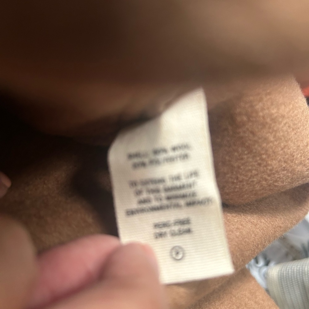 New Alex Mill Camel Sophia Coat in Wool Women’s Jacket Sz M - Picture 16 of 16
